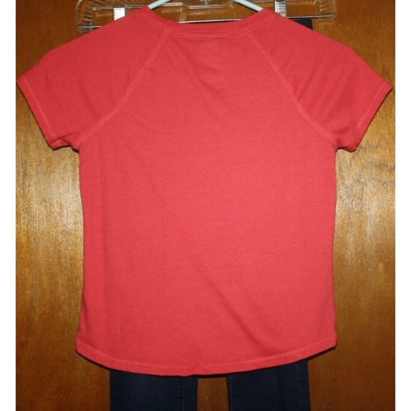 Set of Girl's Top & Jeggings Arizona Jeans Sz 8 Athletic Works SS Tee Sz 7/8 - Picture 3 of 10